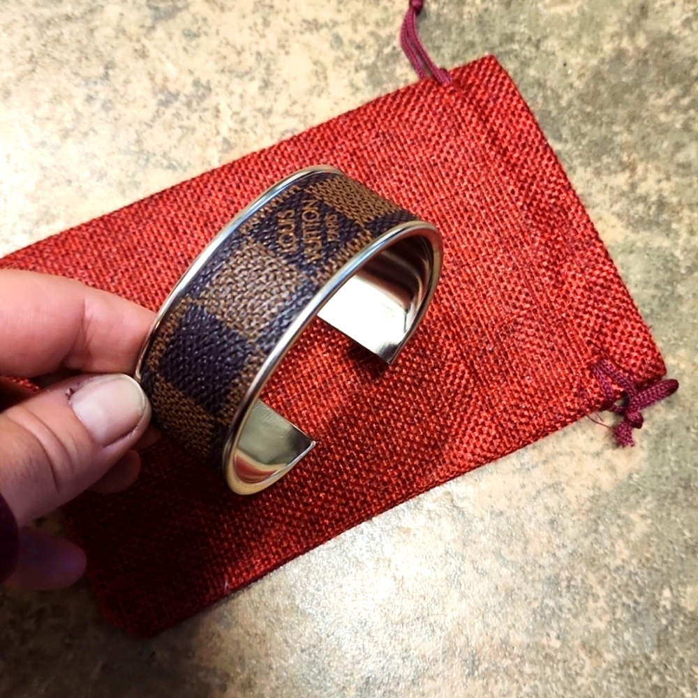 Louis Vuitton Damier cuff bracelet
